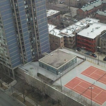 Metropolitan Condominium Association - Aerial view from black building across the street. - Apartments Near Me - Chicago, Illinois
