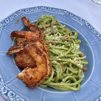 Marisi - Pesto pasta ordered shrimp on another dish and gave some to my family member cuz it was bland. - Italian Near Me - La Jolla, California Marisi - Pesto pasta ordered shrimp on another dish and gave some to my family member cuz it was bland. - Italian Near Me - La Jolla, California