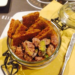 Via Gramsci - Crema di cheesecake con biscotti e frutta di stagione! Una bontà assoluta!