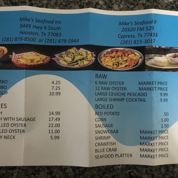 Mike's Seafood - Seafood Near Me - Cypress, Texas Mike's Seafood - Seafood Near Me - Cypress, Texas