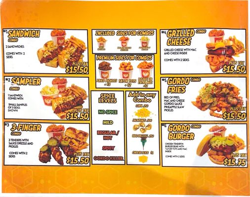 Menu photo 1 Gordos Hot Chicken Oxnard, CA Menu photo 1 Gordos Hot Chicken Oxnard, CA