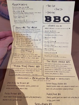 Menu photo 3 Route 96 BBQ Victor, NY