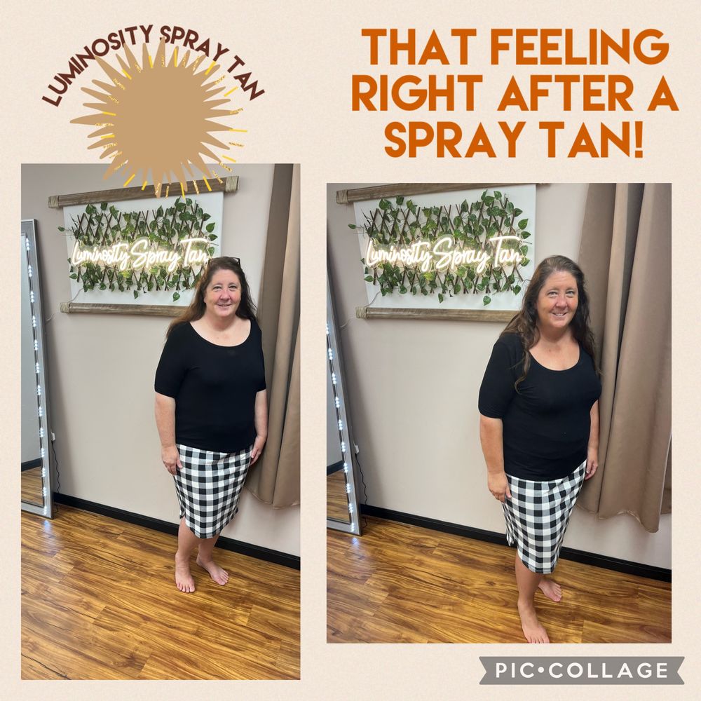LUMINOSITY SPRAY TAN Updated October 2024 Request an Appointment