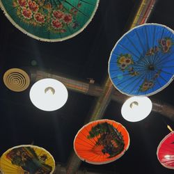 Thai American Bistro - Cute little Thai umbrellas hanging from the ceiling