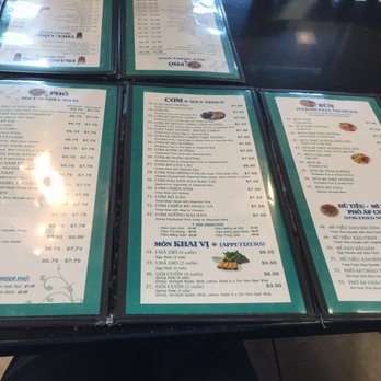 Pho 45 - Menu (August 2016) - Vietnamese Near Me - Garden Grove, California
