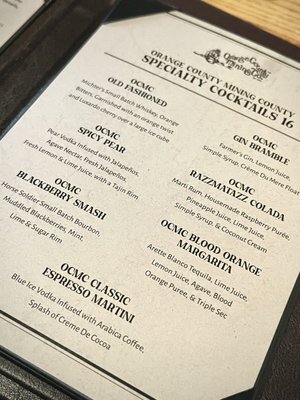 Menu photo 6 Orange County Mining Company Orange, CA Menu photo 6 Orange County Mining Company Orange, CA