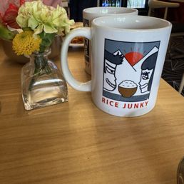 Cute mug for hot water and flowers Cute mug for hot water and flowers