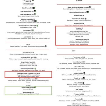 MESU - Menu - Mexican Near Me - Charleston, South Carolina