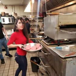 Giuliano's Italian kitchen - No hair nets and in food is disgusting