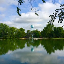 Clearbrook Park - Water tower in Clearbrook park (and yes you can reach a pokestop from the backside).