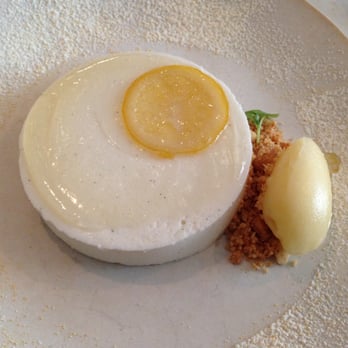 ABC Kitchen - basil and mint panna cotta meyer lemon sorbet - Breakfast & Brunch Near Me - New York, New York ABC Kitchen - basil and mint panna cotta meyer lemon sorbet - Breakfast & Brunch Near Me - New York, New York