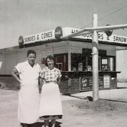 Spurlock's Malt Shop - My papa Gilbert and Nanny Jo in 1951 when they opened the first Spurlock's