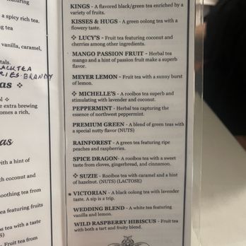Coral Tree Tea House - Tea menu part 2 - Tea Rooms Near Me - San Diego, California Coral Tree Tea House - Tea menu part 2 - Tea Rooms Near Me - San Diego, California