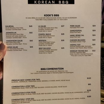 Kook Korean BBQ - Menu sept 2021 - Korean Near Me - Vancouver, British Columbia Kook Korean BBQ - Menu sept 2021 - Korean Near Me - Vancouver, British Columbia