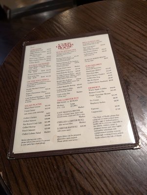 Menu photo 4 Union Oyster House Boston, MA Menu photo 4 Union Oyster House Boston, MA