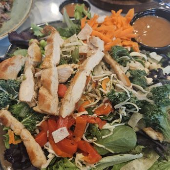Septembers Taproom & Eatery - Thai chopped salad. Delicious dressing. Dry chicken. - Sports Bars Near Me - Perris, California Septembers Taproom & Eatery - Thai chopped salad. Delicious dressing. Dry chicken. - Sports Bars Near Me - Perris, California