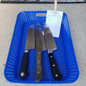 True Edge - My knives returned after being sharpened. - Knife Sharpening Near Me True Edge - My knives returned after being sharpened. - Knife Sharpening Near Me
