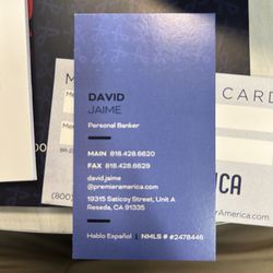 Premier America Credit Union - David was most helpful and even stayed past closing to help me create an account. Super nice guy and deserves all the praise. Thanks David