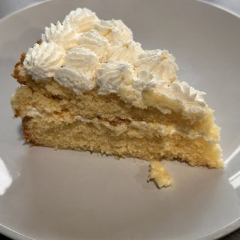 Elise’s Eatery - Lemon cream cake (delicious). - Burgers Near Me - Crescent City, California