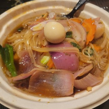 Hotpot Express - Thin rice noodles, veggies and quail egg with the authentic boat noodle broth. Medium spice. - Hot Pot Near Me - Citrus Heights, California Hotpot Express - Thin rice noodles, veggies and quail egg with the authentic boat noodle broth. Medium spice. - Hot Pot Near Me - Citrus Heights, California