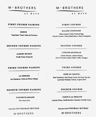 Menu photo 1 M Brothers at Mayo Jacksonville, FL