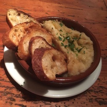 ZuZu - The "hummus looking stuff" is actually a soft white fish very light and savory - Tapas Bars Near Me - Napa, California ZuZu - The "hummus looking stuff" is actually a soft white fish very light and savory - Tapas Bars Near Me - Napa, California