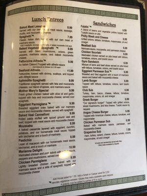Menu photo 8 The Grapevine Richmond, VA