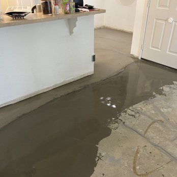 Darling Flooring - The kitchen area being leveled, the living area was done second so we could still use the space. - Flooring Near Me
