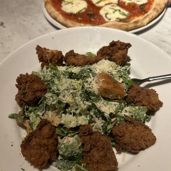 The Collins Small Batch Kitchen - Chicken Caesar salad and pizza - Bars Near Me - Phoenix, Arizona