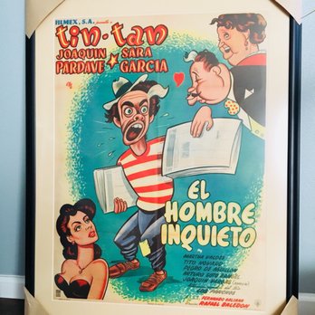 Leon Picture Frames - Very delicate and original mexican film poster. Very happy with the outcome! - Framing Near Me - Anaheim, California Leon Picture Frames - Very delicate and original mexican film poster. Very happy with the outcome! - Framing Near Me - Anaheim, California