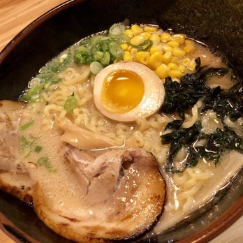 Kyuramen - Flushing - Tonkatsu with black garlic - Ramen Near Me - Flushing, New York