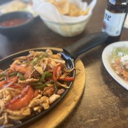 Cancun Bay Mexican Restaurant - Lunch fajitas