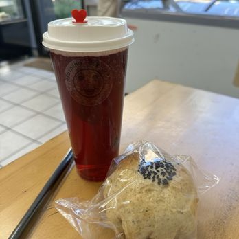 Morning My Day - Rose Garden Fruit Tea & Black Sesame Mochi Bread - Bakeries Near Me - Silver Spring, Maryland Morning My Day - Rose Garden Fruit Tea & Black Sesame Mochi Bread - Bakeries Near Me - Silver Spring, Maryland