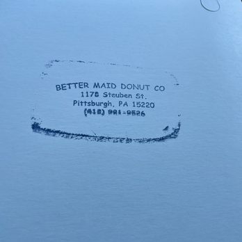 Better Maid Donut - Bakeries Near Me - Pittsburgh, Pennsylvania