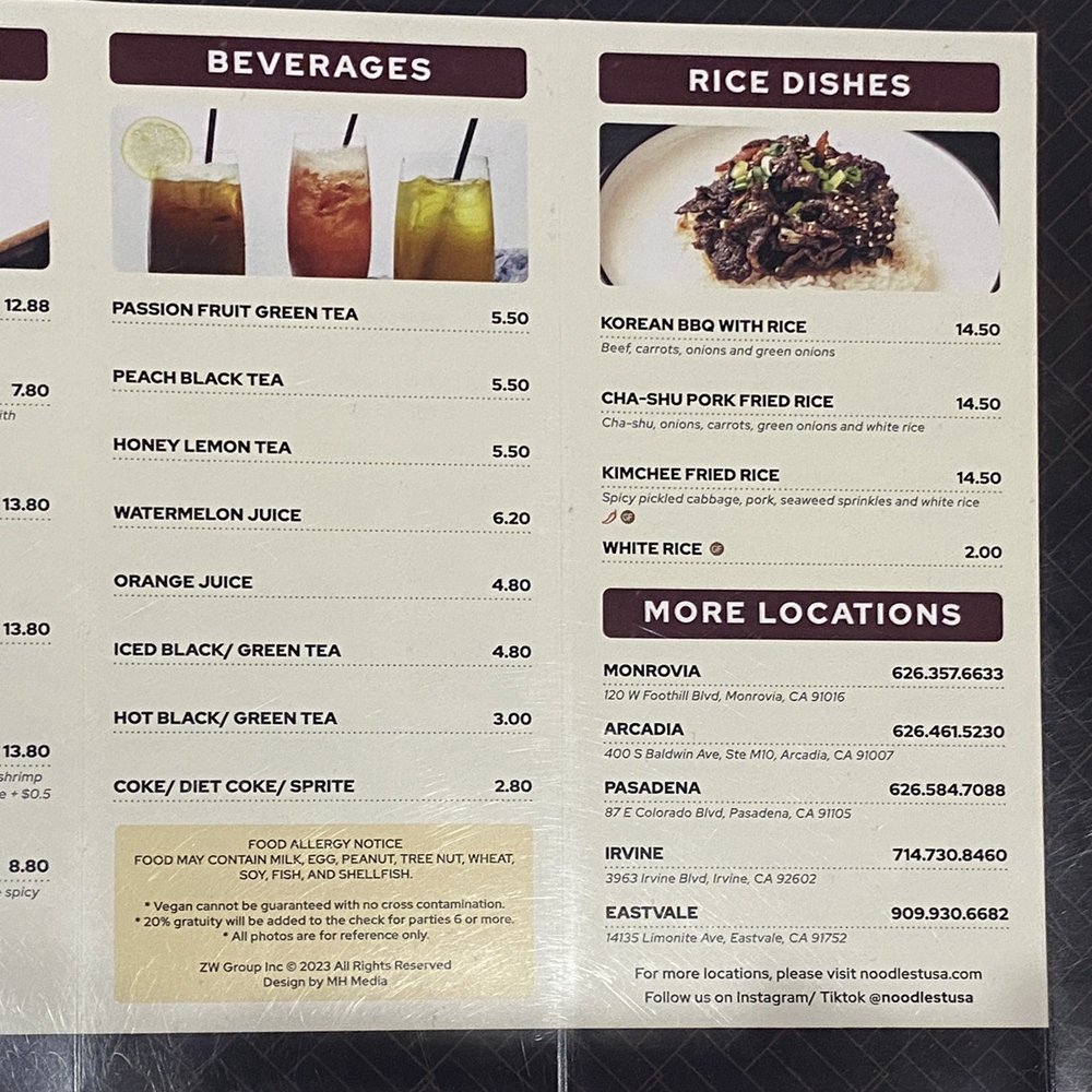 Noodle St - Menu - Noodles Near Me - Fullerton, California Noodle St - Menu - Noodles Near Me - Fullerton, California