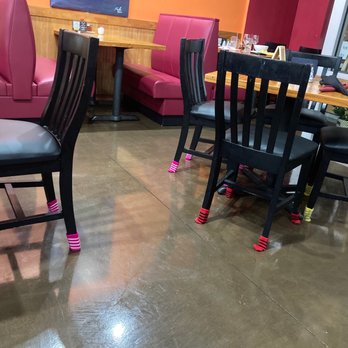 YoYo Best Thai - It's a casual atmosphere... But I guess the furniture has a dress code. Because the chairs are wearing little socks. - Thai Near Me - McKinney, Texas YoYo Best Thai - It's a casual atmosphere... But I guess the furniture has a dress code. Because the chairs are wearing little socks. - Thai Near Me - McKinney, Texas