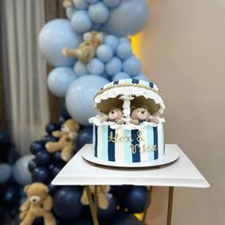 ProBalloons - Teddy Bear circle stand garland 12 ft