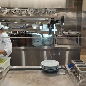 Chef Fei - Partial view of the kitchen preparation area - Chinese Near Me - San Diego, California Chef Fei - Partial view of the kitchen preparation area - Chinese Near Me - San Diego, California