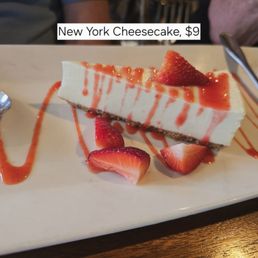 Friday, 7/25/2025 - Cheesecakewith strawberries, $9 @ Lanterns Restaurant and Tavern Friday, 7/25/2025 - Cheesecakewith strawberries, $9 @ Lanterns Restaurant and Tavern