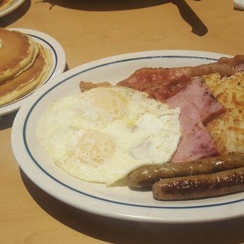 IHOP - Breakfast sampler with over easy eggs - Breakfast & Brunch Near Me - Newark, California IHOP - Breakfast sampler with over easy eggs - Breakfast & Brunch Near Me - Newark, California