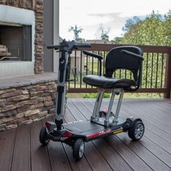 Greenvale Pharmacy & Home Care - Golden Buzz Around Light Weight Travel Scooter Folds Flat  for Easy Transport and Storage