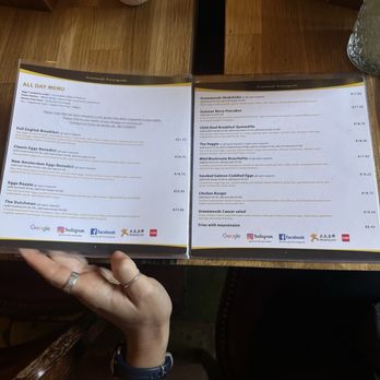 Greenwoods - Menu - Tea Rooms Near Me - Amsterdam, New Hampshire