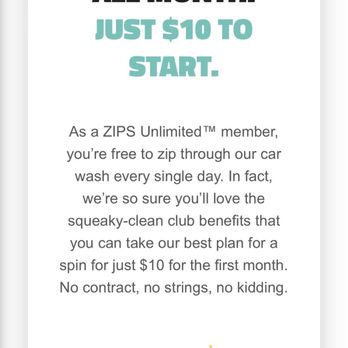 Zips Car Wash - Their promo/scam. - Car Wash Near Me - Rogers, Arkansas Zips Car Wash - Their promo/scam. - Car Wash Near Me - Rogers, Arkansas