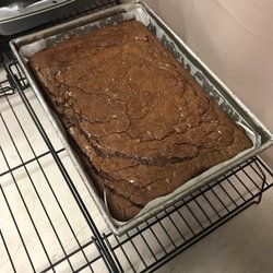 Fresh out of the oven brownies