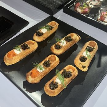 DCLA Catering - Caviar boats - incredible! - Caterers Near Me