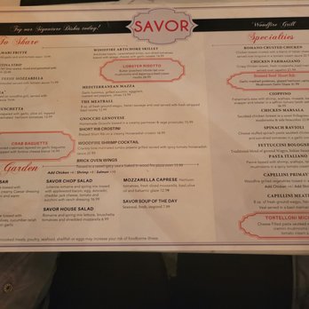 Savor Restaurant - Menu - Seafood Near Me - Carmel, Indiana Savor Restaurant - Menu - Seafood Near Me - Carmel, Indiana