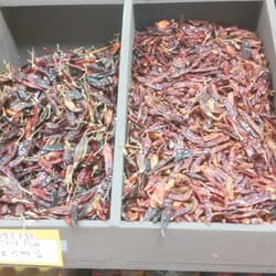 Pepe's Mexican Restaurant - Some of the dried chilis in the Tienda.