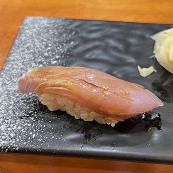 Neta Shari - Japanese spanish mackeral smoked in apple wood - Sushi Bars Near Me - Brooklyn, New York Neta Shari - Japanese spanish mackeral smoked in apple wood - Sushi Bars Near Me - Brooklyn, New York