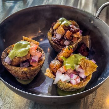 Ceviches by Divino ® Davie - Toston con Chicharron - Mexican Near Me - Davie, Florida