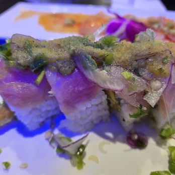 Sushi Takumi - Aguachile Yellowtail Roll - Japanese Near Me - Upland, California Sushi Takumi - Aguachile Yellowtail Roll - Japanese Near Me - Upland, California